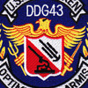 DDG-43 USS Dahlgren Patch | Center Detail