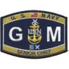 GMCS Senior Chief Gunners Mate Patch