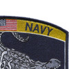 Gator Navy Patch-Large-For Jacket or Shadow Box | Lower Left Quadrant