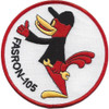 FAS-105 Fasron Fleet Air Support Squadron One Zero Five Patch