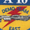 Fairchild Republic A-10 Demo Team East Patch | Center Detail