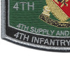 4th Supply Transportation Battalion Bn Patch | Lower Left Quadrant