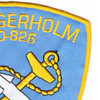 DD-826 USS Agerholm Patch - Version D | Upper Right Quadrant