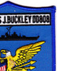 DD-808 USS Dennis J Buckley Patch - Version D | Upper Right Quadrant