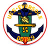 DD-789 USS Eversole Patch - Version B Small