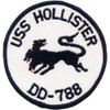 DD-788 USS Hollister Patch - Version B