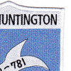 DD-781 USS R K Huntington Patch - B Version | Upper Right Quadrant