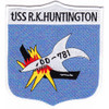 DD-781 USS R K Huntington Patch - B Version