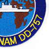 DD-757 USS Putnam Patch | Lower Right Quadrant