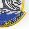 DD-754 USS Frank Evans Destroyer Ship Shark Patch | Lower Right Quadrant