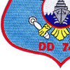 DD-744 USS Blue Ship Patch | Lower Left Quadrant