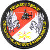 4th Sqaudron 3rd Aviation Cavalry Regiment Pegasus Troop Patch Hook And Loop