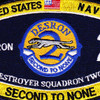 Desron 2 Rating Destroyer Sqaudron Patch | Center Detail