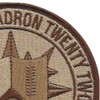 Desron 22 Destroyer Squadron Desert Color Patch | Upper Right Quadrant