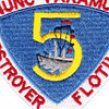 DESFLOT 5 Destroyer Flotilla Patch | Center Detail