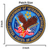 Department of Veterans Affairs Small VA Patch size: 3 x 3 inches