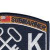 Deck Rating Submarine Store Keeper Patch | Upper Right Quadrant