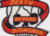 Death Before Dishonor Patch Color Version Skull With Sword | Center Detail 