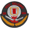 DE-684 USS Delong Destroyer Escort Ship Patch