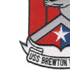 DE-1086 USS Brewton Patch | Lower Left Quadrant