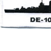 DE-1036 USS Mcmorris Silhouette Patch | Lower Left Quadrant
