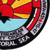 CV-43 USS Coral Sea Patch Mediterranean Sunset Cruise | Lower Right Quadrant