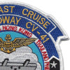 CV-41 USS Midway Far East Cruise Patch | Upper Right Quadrant