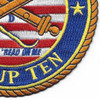 CSG-10 Carrier Strike Group Ten Patch | Lower Right Quadrant