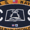 CS Administration Deck Rating Culinary Specialist Patch | Center Detail