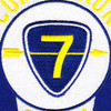 DESRON 7 Destroyer Squadron Patch | Center Detail