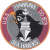 DD-873 USS Hawkins Patch