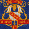 DD-861 USS Harwood Patch | Center Detail