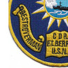 DD-858 USS Fred T Berry Patch Blue Version | Lower Left Quadrant