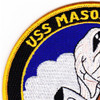 DD-852 USS Leonard F Mason Patch - B Version | Upper Left Quadrant