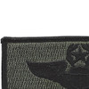 Command Pilot Wings Patch Black And OD | Upper Left Quadrant