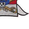 Cavalry Guide On Flag With Skull and Crossed Sabers Patch | Lower Right Quadrant