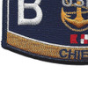 BUC Navy Chief Construction Builder Patch | Lower Left Quadrant