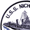 DD-442 USS Nicholson Patch | Upper Left Quadrant