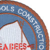 Davisville R.I. Naval Schools Construction Patch | Upper Right Quadrant