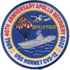 CVS-12 USS Hornet Patch 40th Anniversary Apollo Recovery