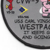 CVN-70 Carl Vinson Cvw-9 Patch Westpac 2003 | Lower Left Quadrant