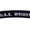 USS Wright Patch Shoulder Rocker | Center Detail