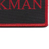 Aviation Pilot Black Wings Red Beckman Patch Hook And Loop | Lower Right Quadrant