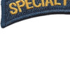 Army Special Forces Rocker Gold Letter Patch | Lower Left Quadrant