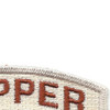Army Engineers Sapper Rocker Desert Patch | Upper Right Quadrant