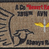 A Company 2916th Aviation Battalion Desert Hawks Patch Hook And Loop | Center Detail