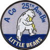 A Company 25th Aviation Battalion Patch Little Bears