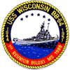 BB-64 USS Wisconsin Patch 1st Reunion Biloxi MS 1988