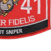 8541 Scout Sniper MOS Patch | Lower Right Quadrant