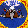 AE-9 USS Mazama Patch | Center Detail